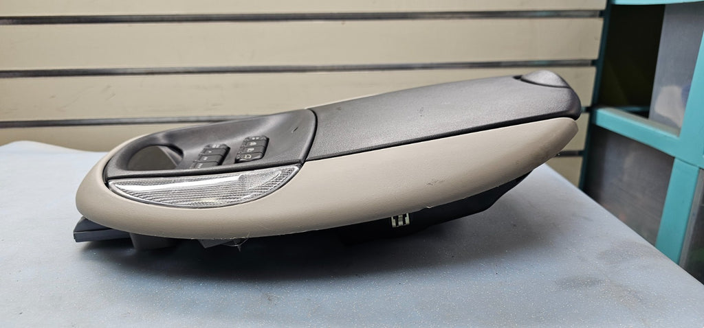 🔥01-07 Town Country Voyager Overhead Console Dome Light Lamp Storage Black/Tan