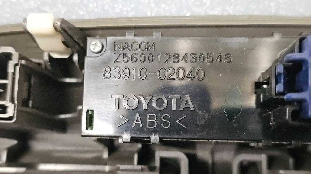 🔥98-02Toyota Corolla Center Dash Radio Stereo Display Bezel Trim Panel Gray B34