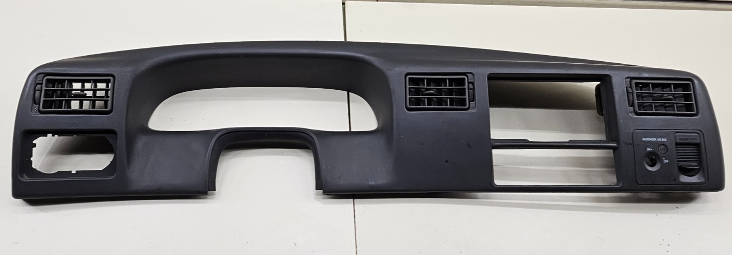 🔥99-04 Ford F250 F350 Dash Instrument Cluster Speedometer Bezel Panel BLACK