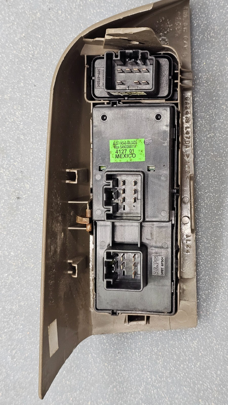 🔥02-05 Explorer Mountaineer Front Left Driver Master Door Window Switch Tan OEM