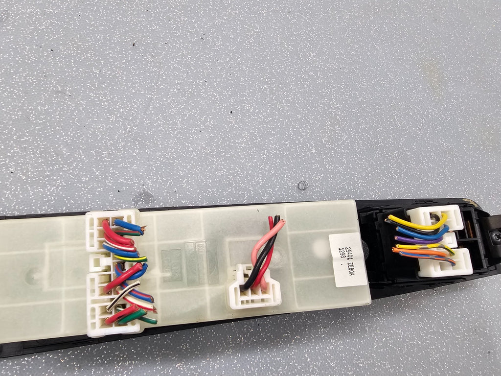 07-10 Nissan Sentra Front Left Driver Master Power Window Switch Assembly Black