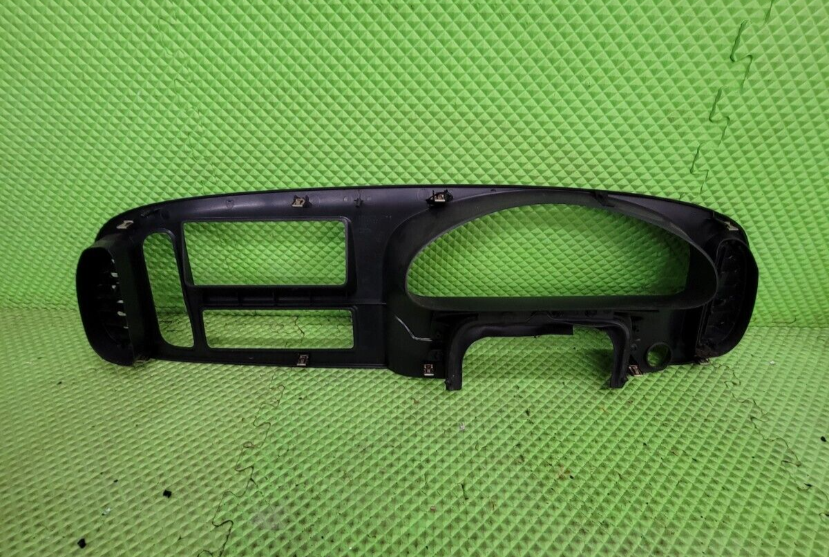 🔥98-03 Dodge Ram Van Dash Trim Interior Instrument Gauge Cluster Bezel Black