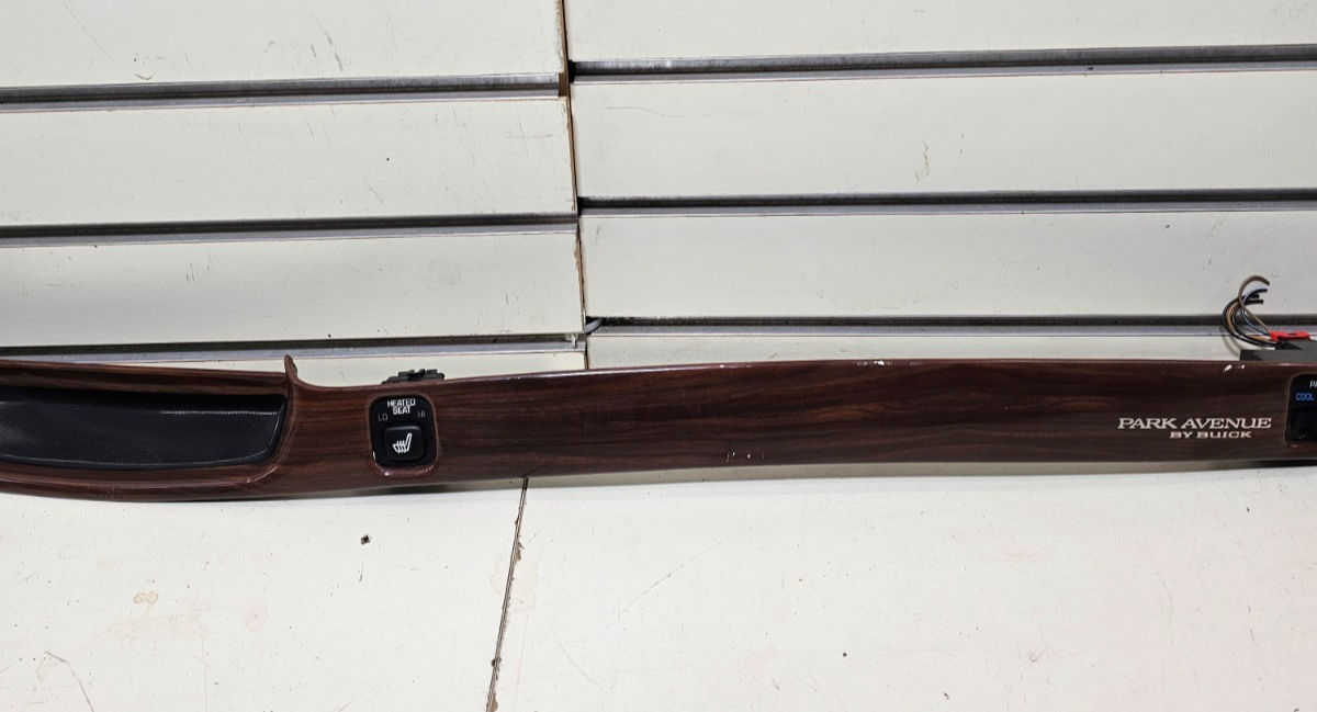 97-05 Buick Park Avenue Center Dash Heater Climate Control Bezel Trim Panel Wood