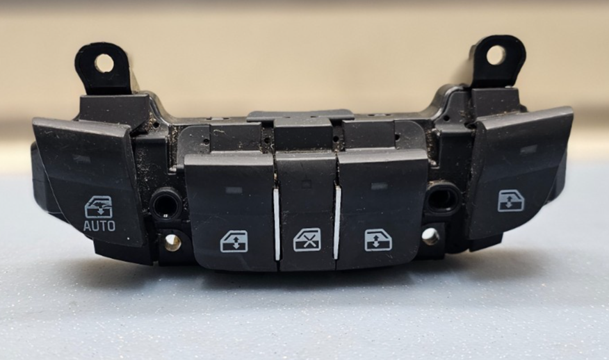 🔥07-08 Equinox Front Left Driver Master Door Window Power Switch Assembly Gray