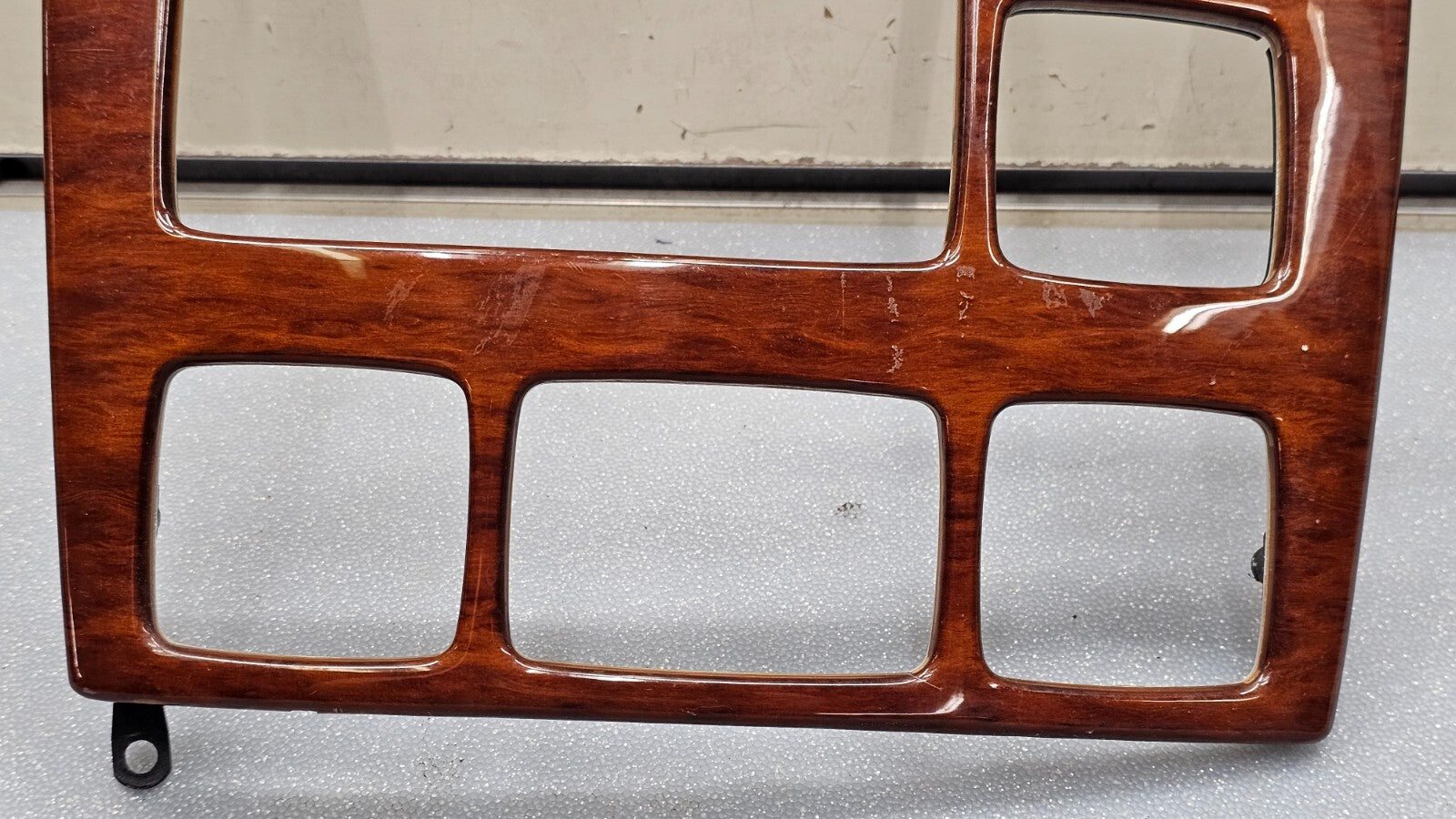 🔥00-06 Mercedes-Benz W220 S430 Dash Radio Bezel Trim Panel Climate Control Wood