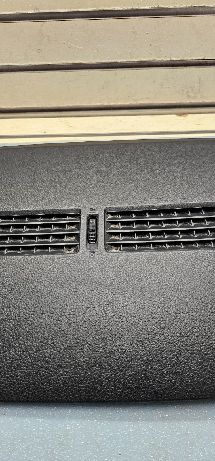 🔥07-12 Versa Center Dash HVAC AC A/C Air Vent Bezel Trim Upper Panel BLACK OEM