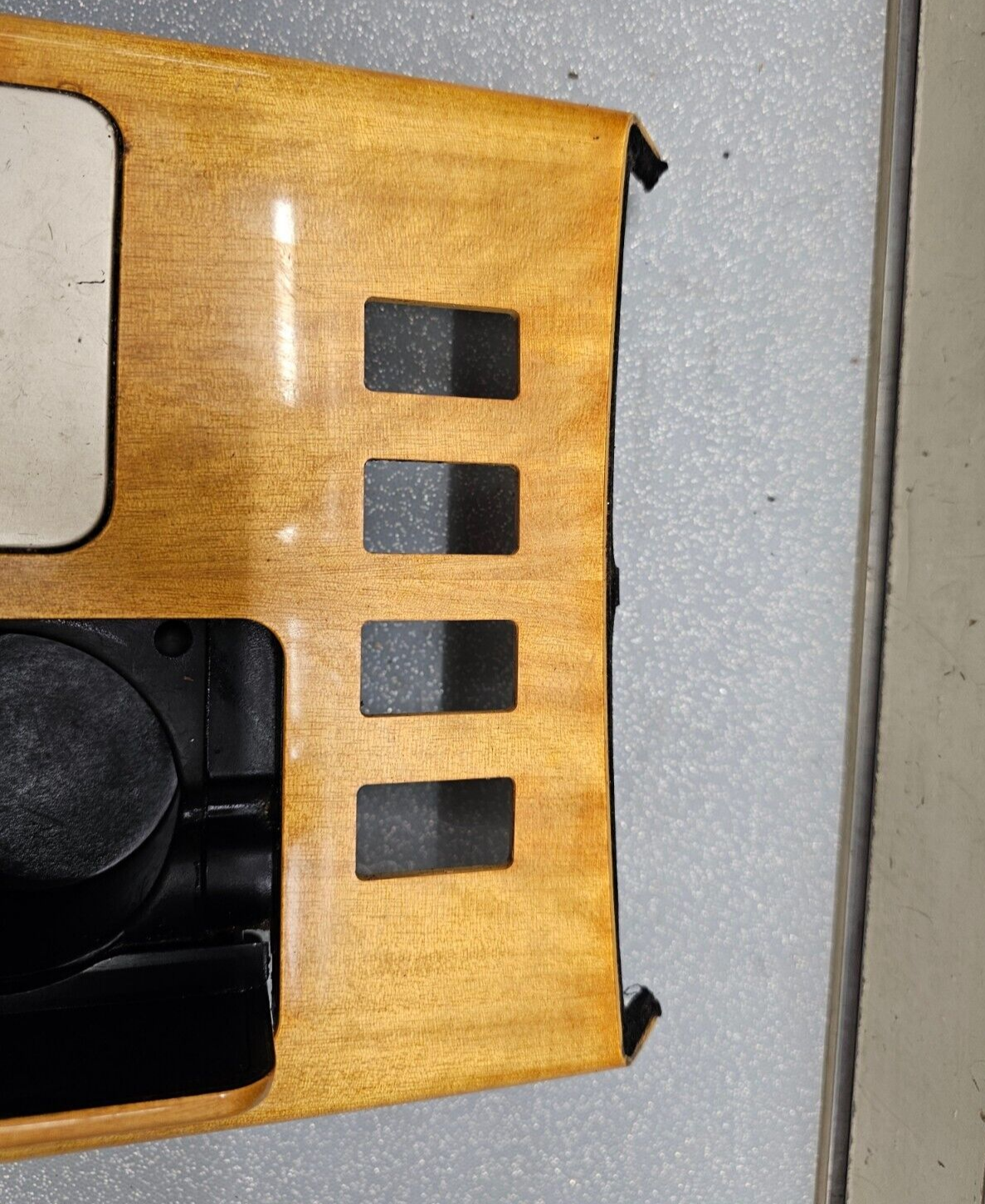 🔥04-07 Infiniti QX56 Floor Center Console Gear Shifter Trim Bezel Selector Wood