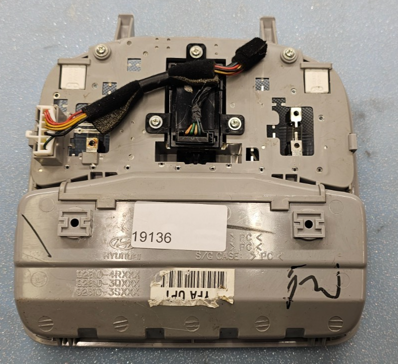 🔥2010-2013 Hyundai Sonata Overhead Console Dome Map Light Sunroof Switch Tan