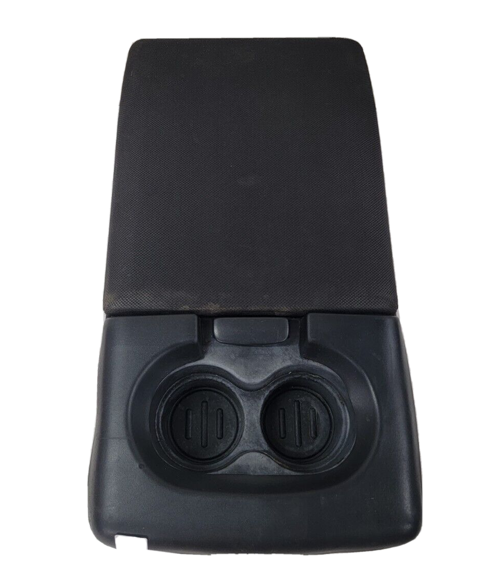 04-08 Ford F-150 Center Console JUMP SEAT Armrest w 2 Cup Holder BLACK JS1
