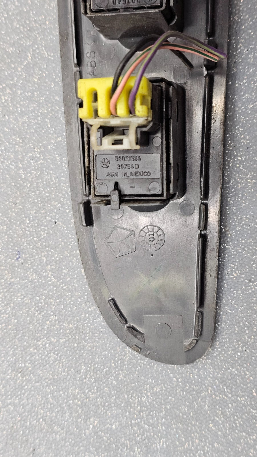 00-10 Dodge Ram Chrysler 300M Sebring RIGHT Passenger Front Window Switch Black