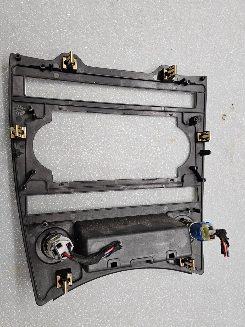 🔥05-07 JEEP GRAND CHEROKEE DASH PANEL RADIO SURROUND TRIM BEZEL Silver OEM B70