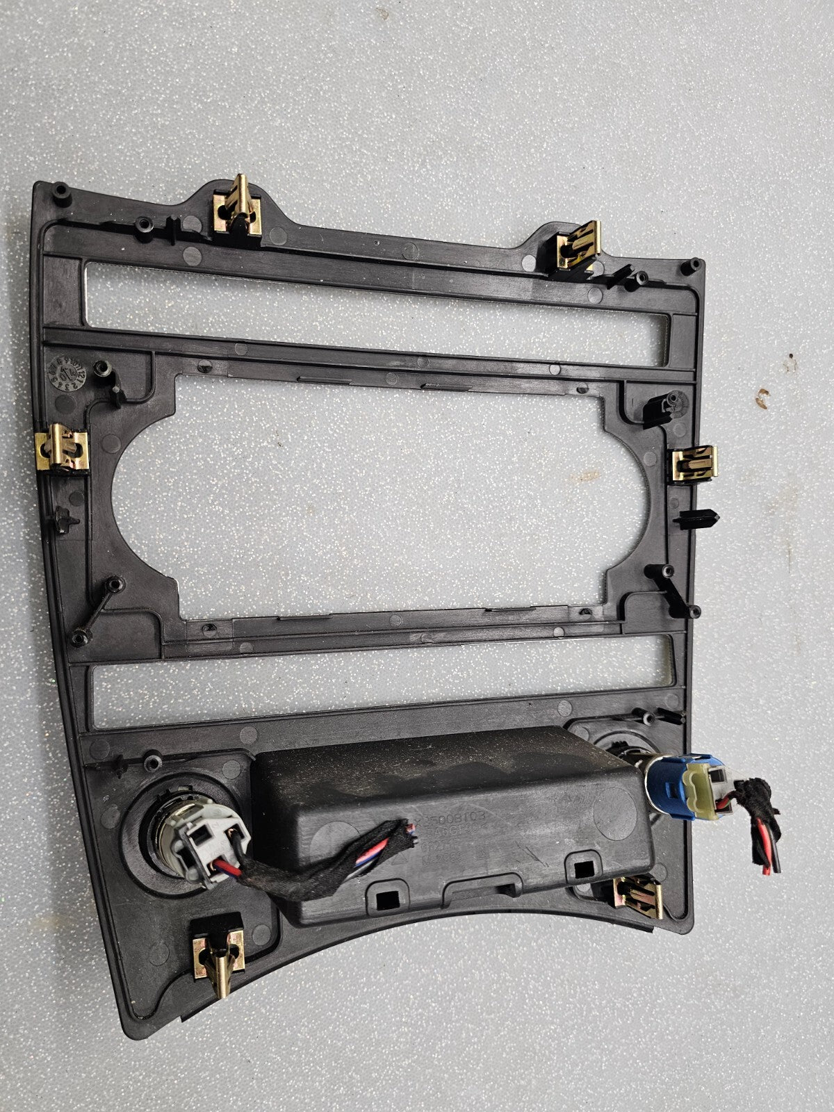 🔥05-07 JEEP GRAND CHEROKEE DASH PANEL RADIO SURROUND TRIM BEZEL Silver OEM B70