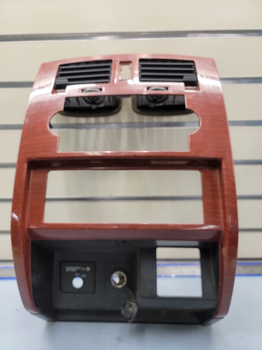 🔥05-07 Dodge DAKOTA Center Dash RADIO BEZEL Heater A/C Vents Trim WOODGRAIN B12