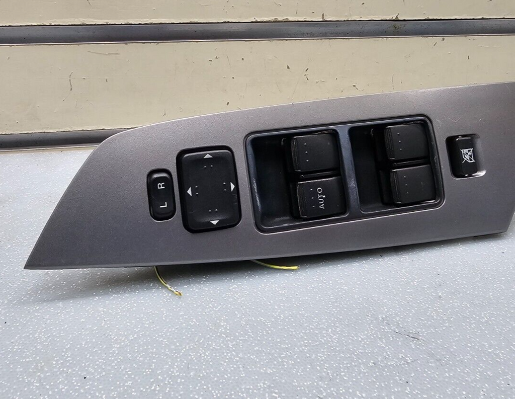 09-13 Mazda6 Front Left Driver Master Power Window Switch Assembly Gray Assembly