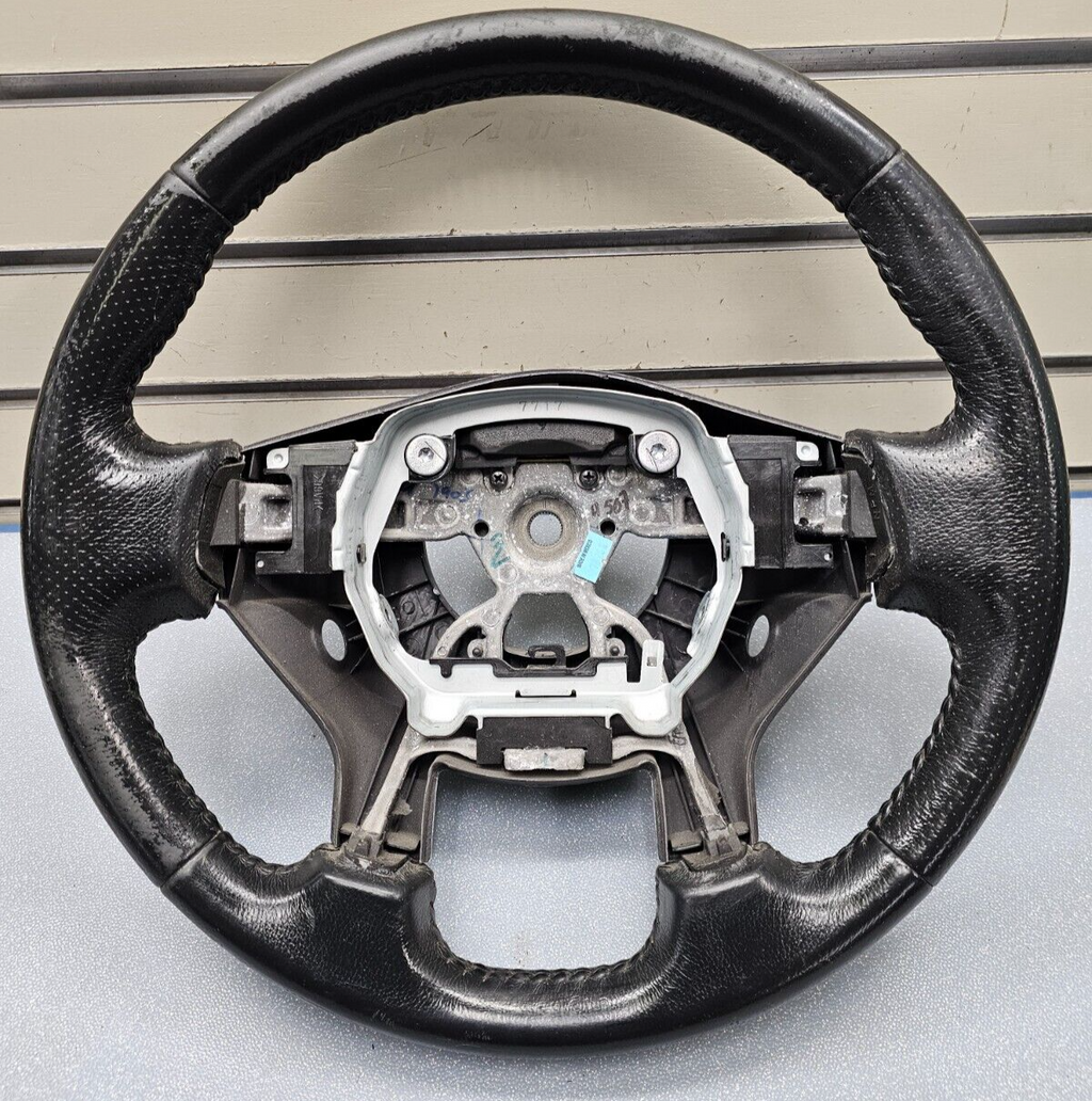 🔥07-12 Nissan Altima Left Driver Steering Column Wheel Cover Leather Black OEM