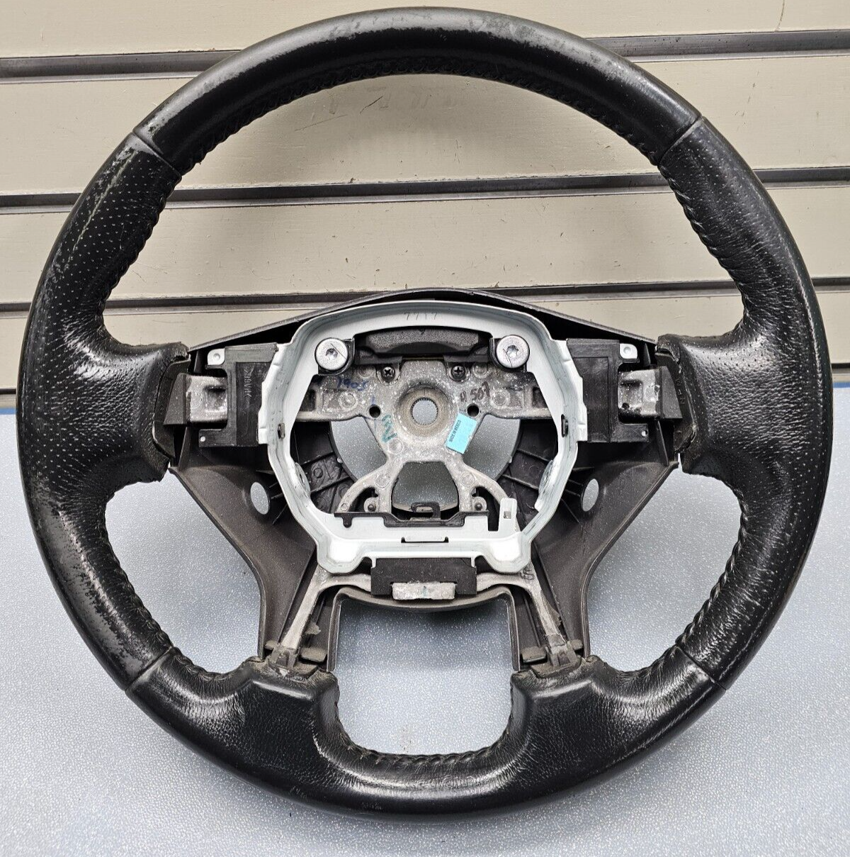 🔥07-12 Nissan Altima Left Driver Steering Column Wheel Cover Leather Black OEM