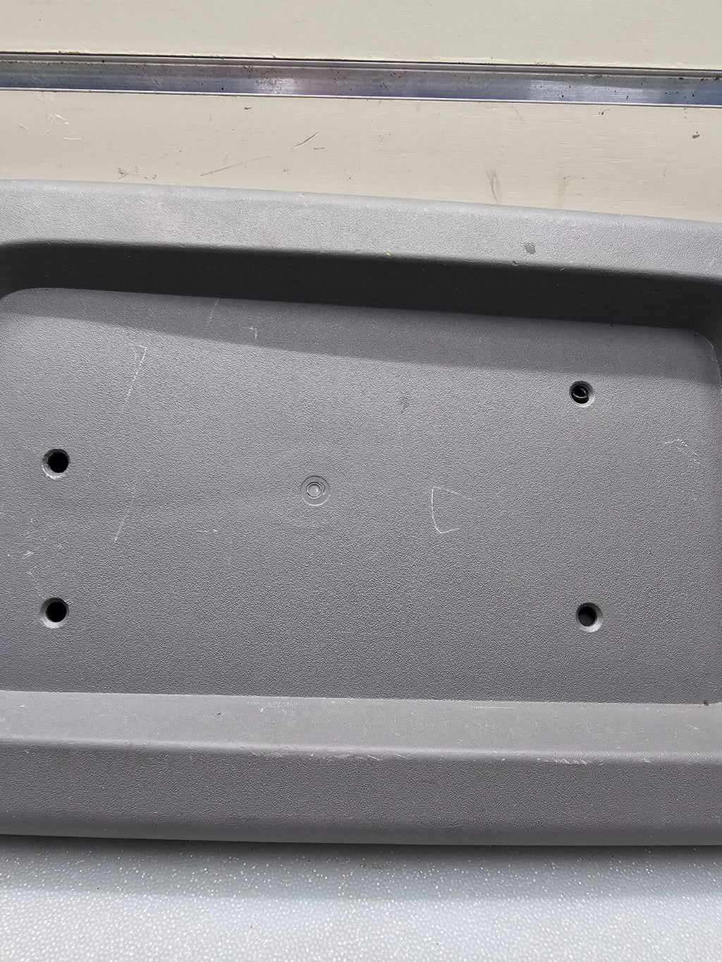 🔥04-07 NISSAN ARMADA TITAN ARM REST FRONT CENTER CONSOLE LID COVER GRAY OEM