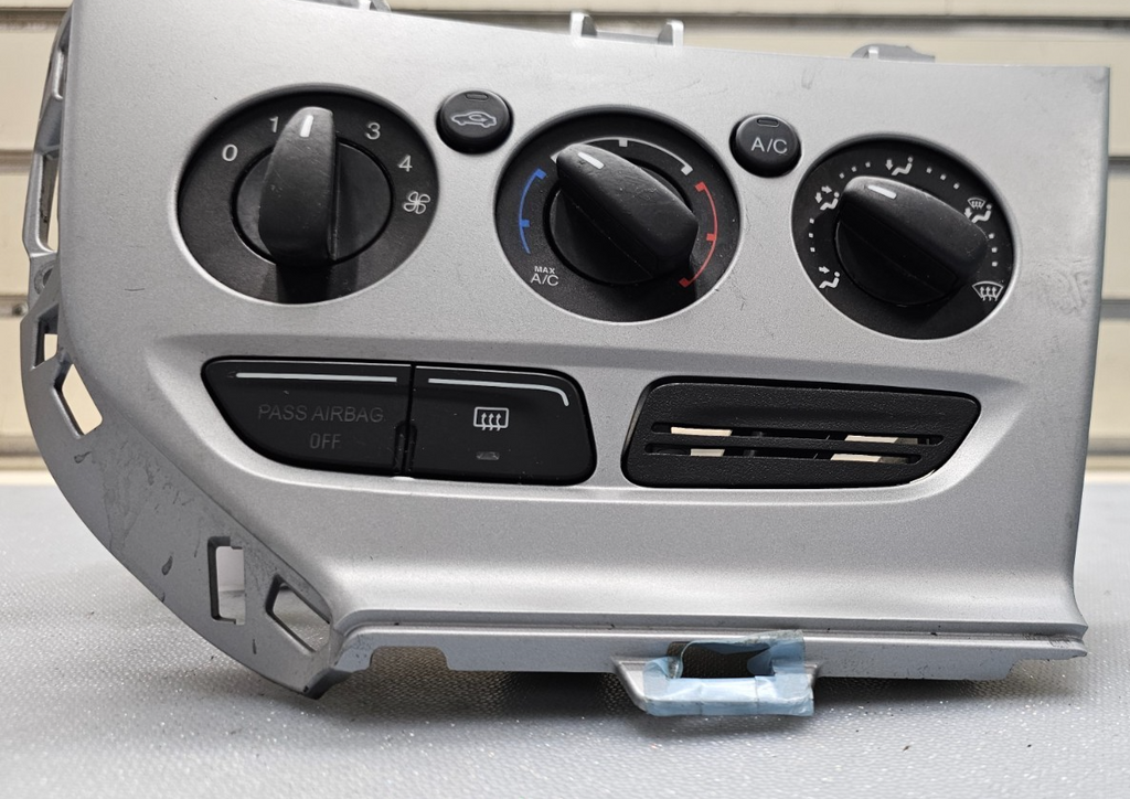 🔥12-14 FORD FOCUS A/C HEATER CLIMATE CONTROL Dash Bezel Temperature SILVER OEM