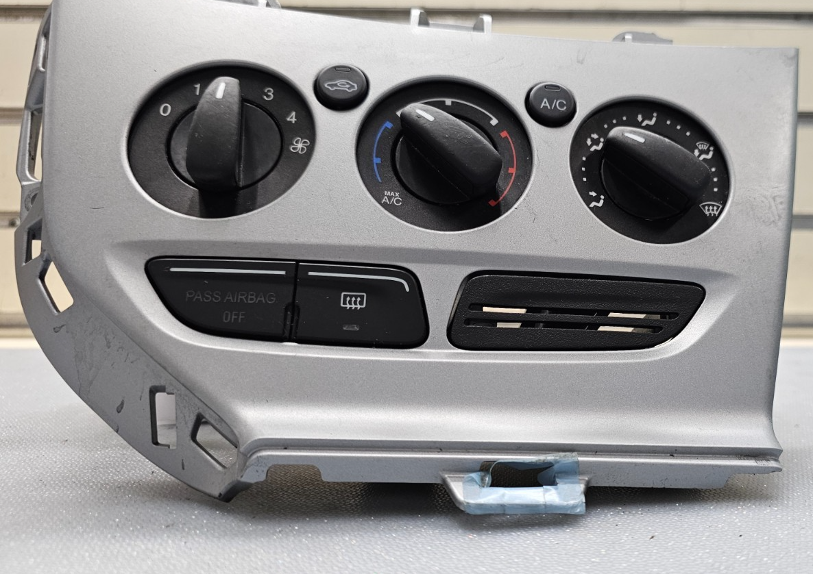 🔥12-14 FORD FOCUS A/C HEATER CLIMATE CONTROL Dash Bezel Temperature SILVER OEM