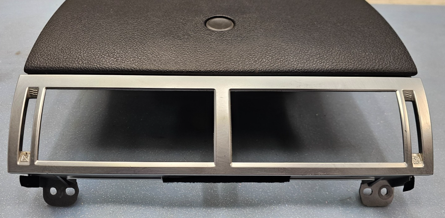 🔥06-09 Ford Fusion Center Dash Storage Cubby Trim Panel Assembly Black/Silver