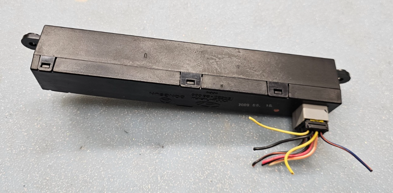 🔥07-12 Hyundai Santa Fe Dash Clock Display  Assembly Passenger Bag Black