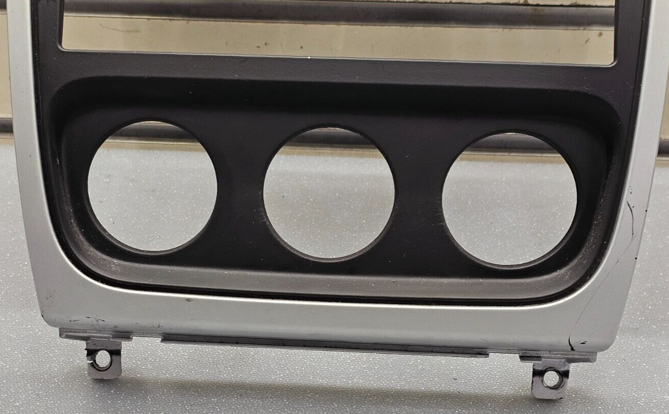 10-12 Caliber Center AM FM Radio Stereo Climate Control Bezel Panel SILVER/BLACK