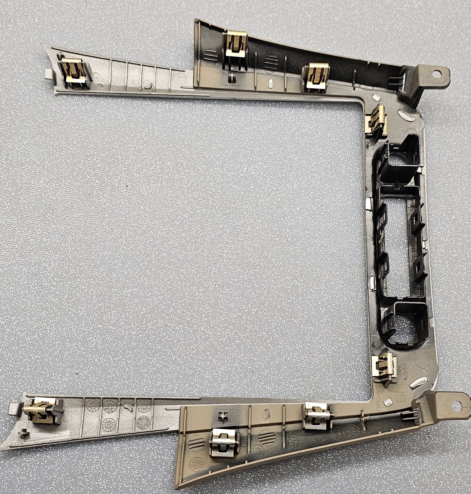 🔥08-12 Chevy MALIBU Center Dash Radio Bezel Panel OFF Signal Trim Tan SILVER B8