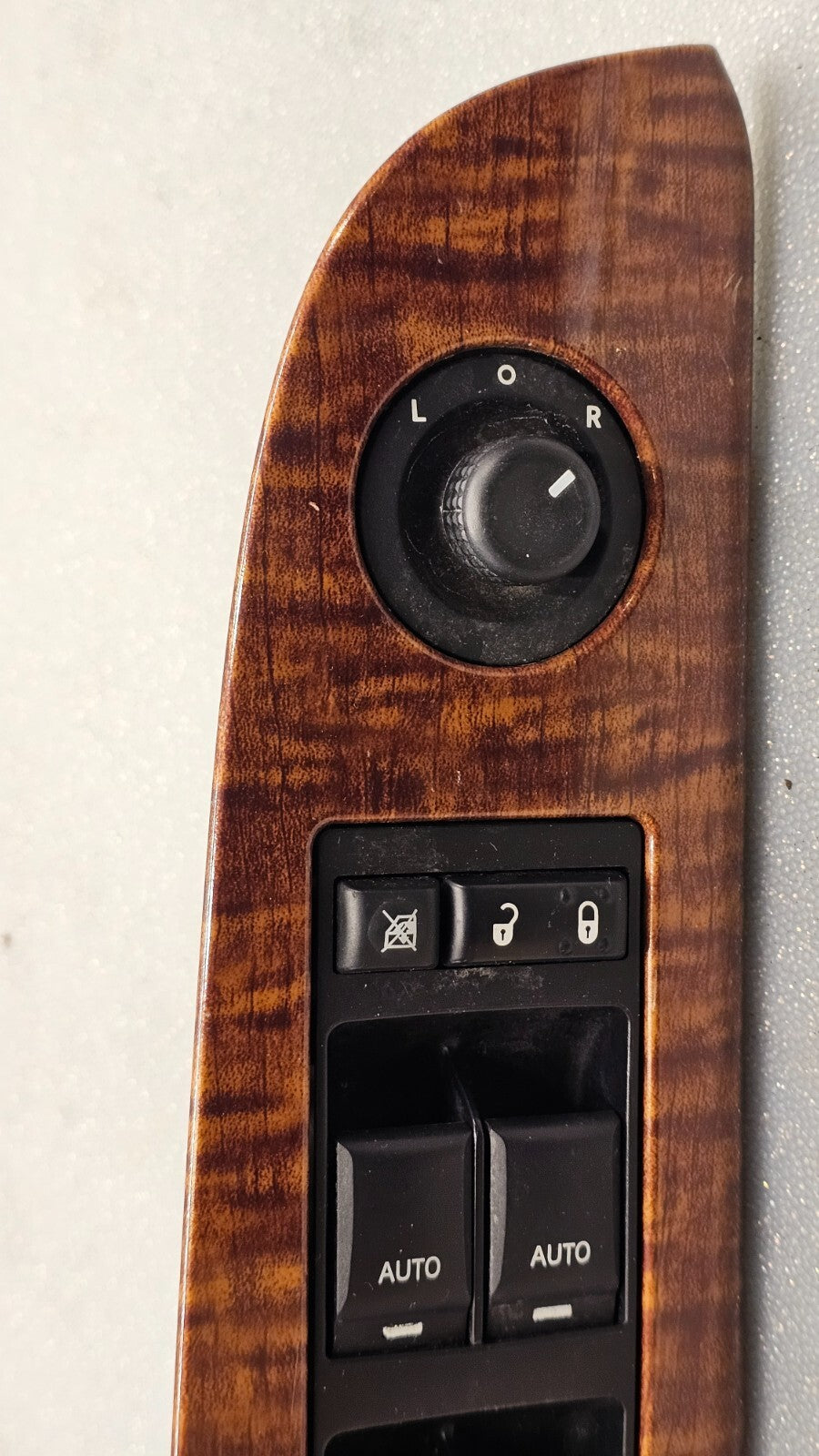 🔥05-10 Grand Cherokee Commander Left Diver Master Power Window Switch Wood