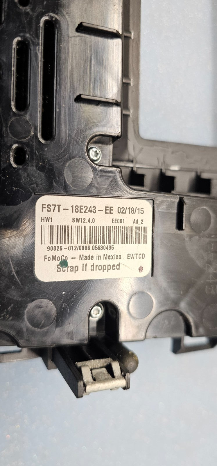 🔥13-16 FORD FUSION AUDIO RADIO CLIMATE CONTROL BEZEL SWITCH PANEL BLACK OEM