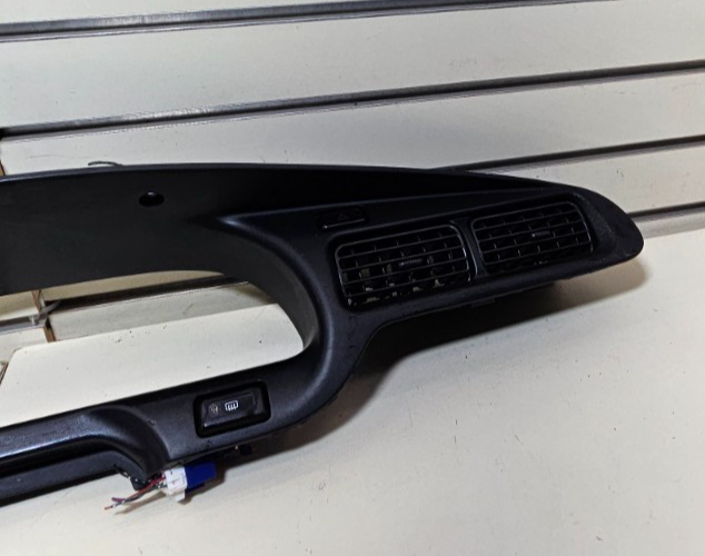 🔥98-01 Nissan Altima Dash Instrument Cluster Speedometer Tachometer Bezel Black