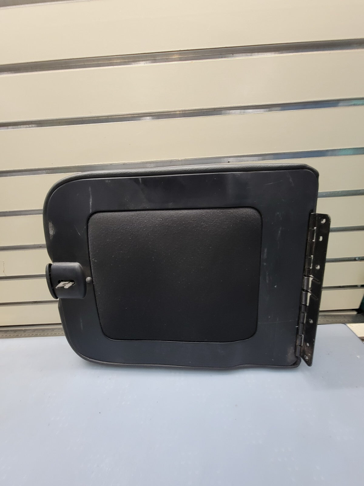 🔥2002-2008 Dodge RAM Center Console Jump Seat ARMREST Cover Lid Leather  BLACK