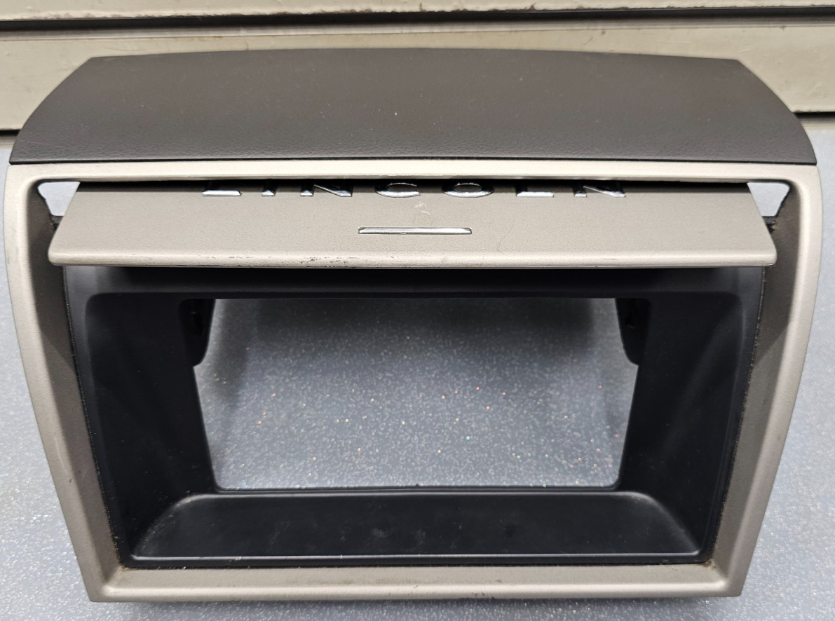 🔥03-05 Lincoln Aviator Radio Navigation Door Dash Trim Bezel Silver Granite B79