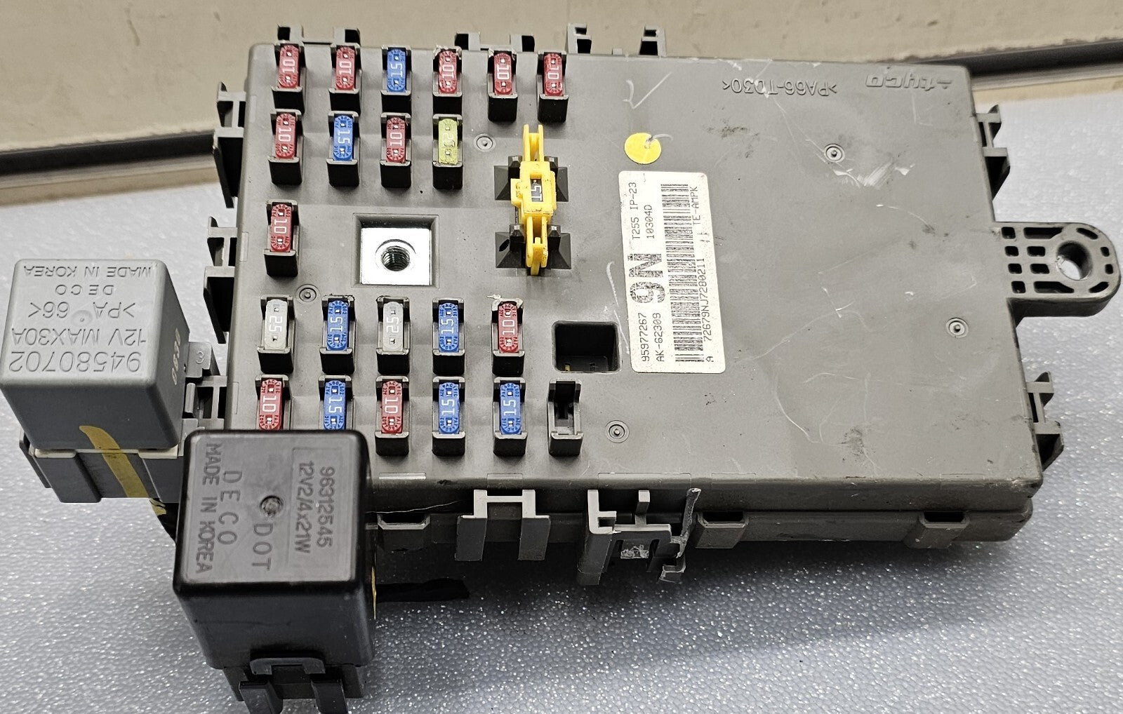 🔥09-11 Chevy Aveo Interior Interior Fuse Relay Junction Block Box Assembly OEM