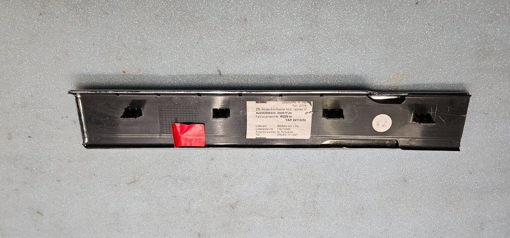 🔥03-06 MERCEDES W220 S430 FRONT LEFT RIGHT SCUFF STEP COVER PLATE PANEL OEM