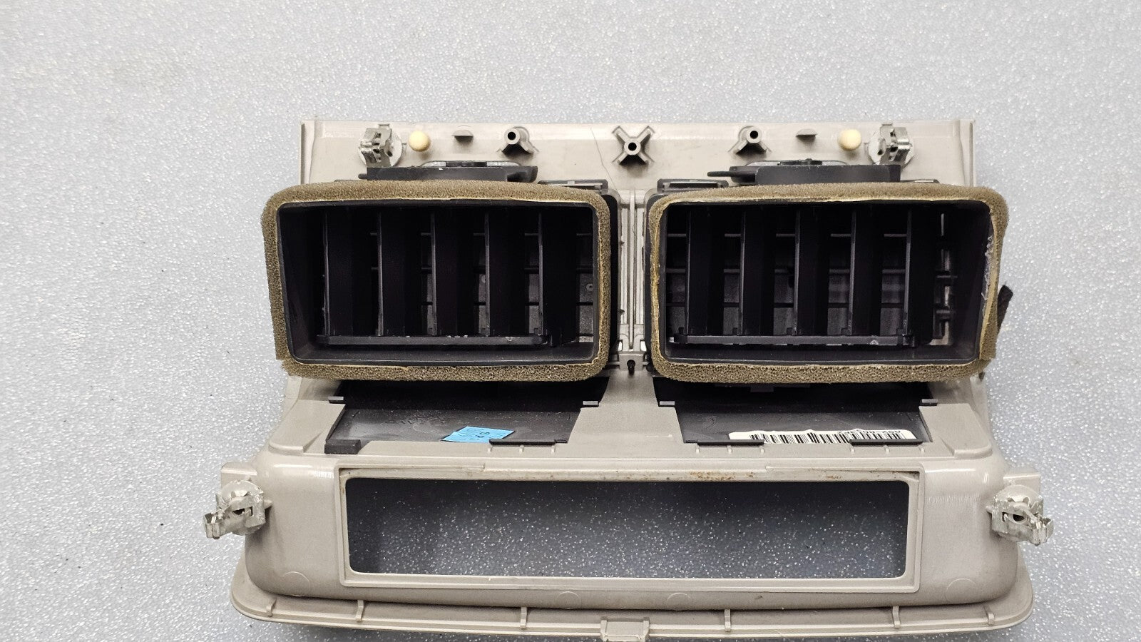🔥08-12 FORD ESCAPE DASH CENTER Air Vents Bezel Heater Conditioning Silver/Black