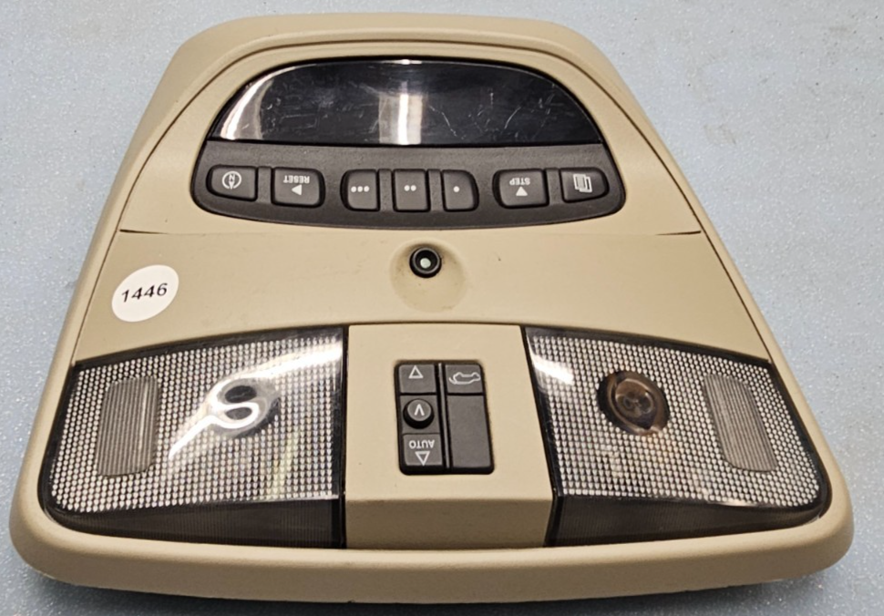 🔥05-11 Durango Dakota Overhead Console Roof Dome Light Storage Compartment Tan