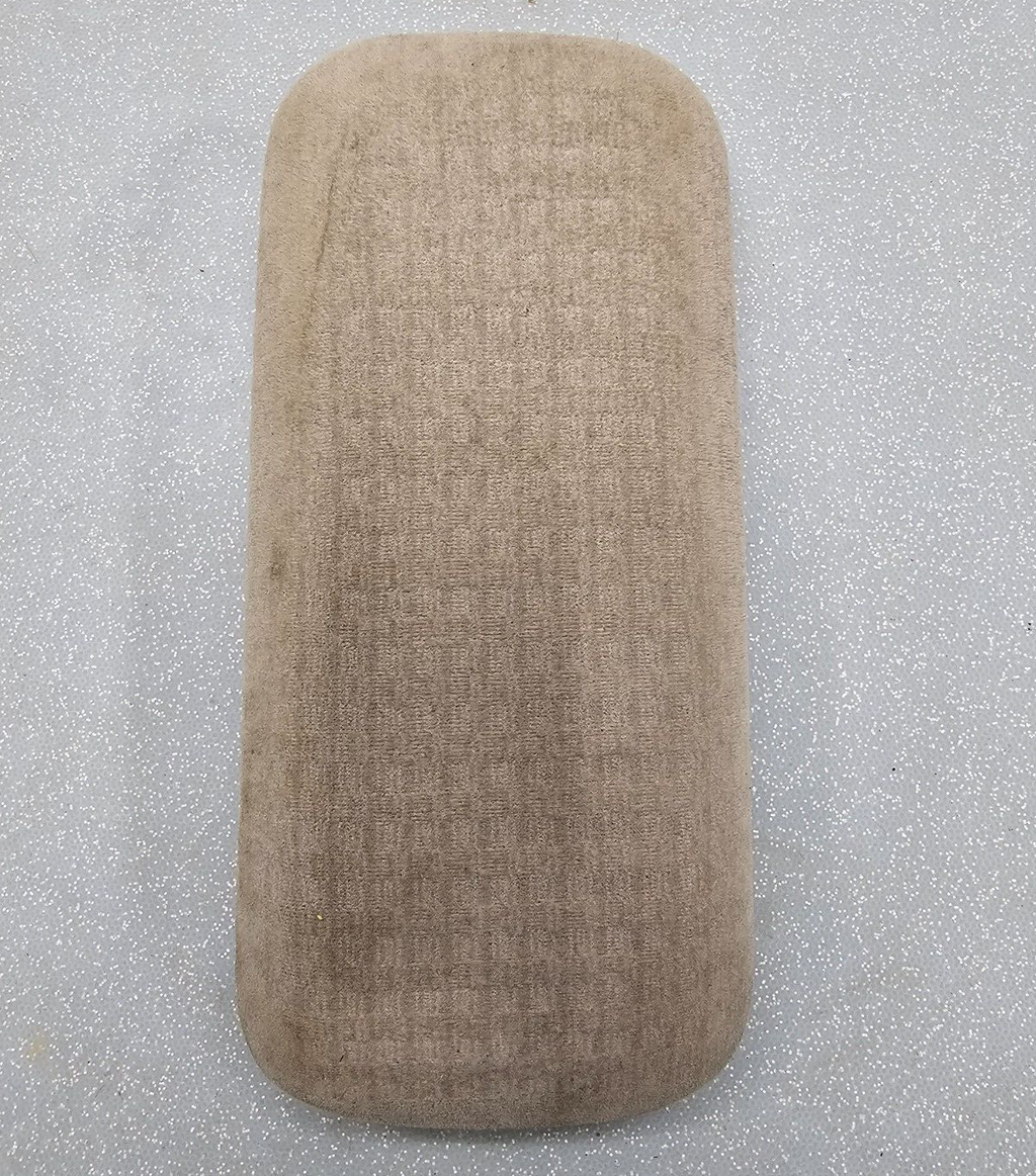 🔥96-00 Honda Civic Arm Rest Center Console Compartment Lid Cover Cloth Tan OEM