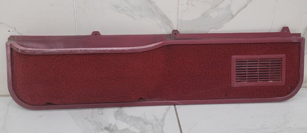 92-96 Ford F150 BRONCO Interior DOOR PANEL Front LEFT LOWER Trim Cloth RED D15