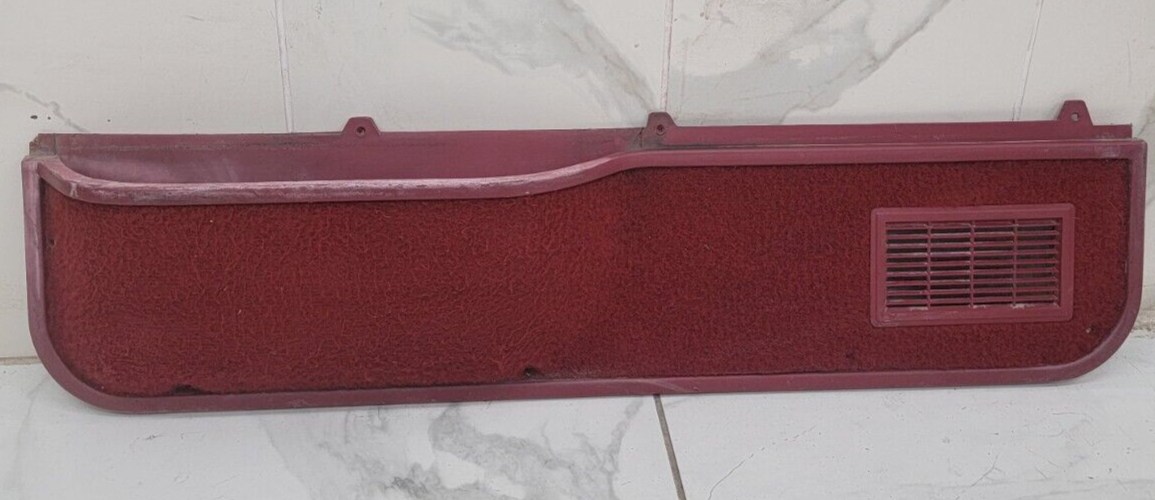 92-96 Ford F150 BRONCO Interior DOOR PANEL Front LEFT LOWER Trim Cloth RED D15