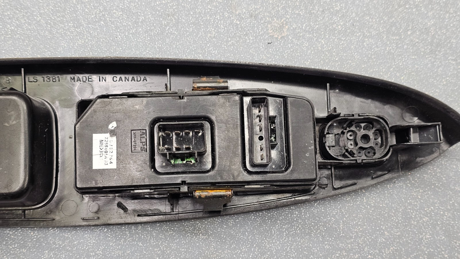🔥05-08 LACROSSE ALLURE Left Driver Master Window Control Switch Assembly Wood
