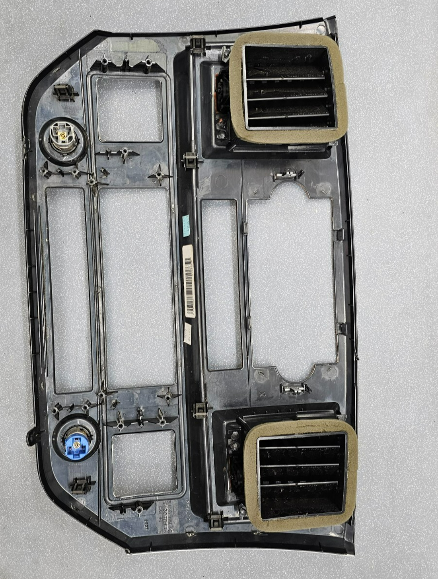🔥06-08 Dodge RAM Dash RADIO Stereo Bezel Climate Trim Panel Silver/woodgrain