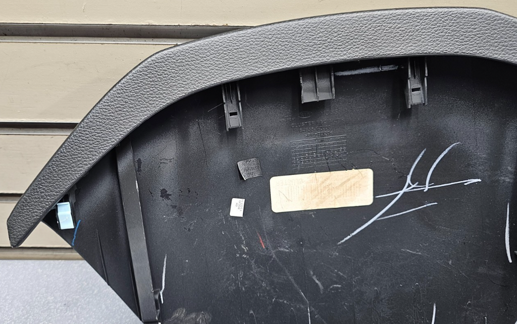 🔥15-19 Hyundai Sonata Instrument Cluster Upper Trim Cover Bezel Cap Black OEM