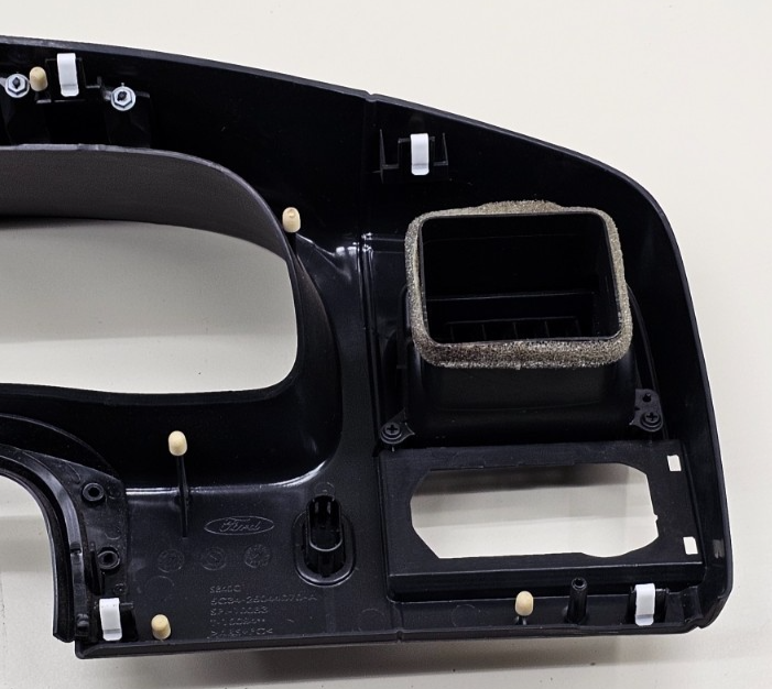 🔥05-07 Ford F250 Dash Instrument Cluster Speedometer Bezel Trim Panel Black C23
