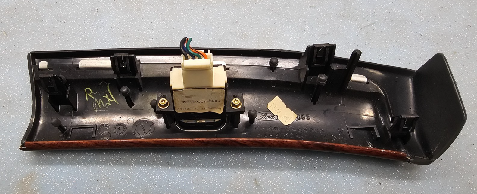 🔥95-02 Grand Marquis Rear Defrost Switch Bezel Trip Panel Wood OEM