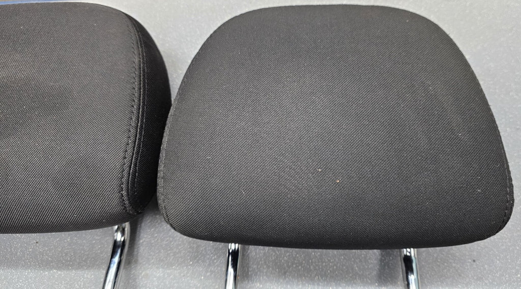 🔥10-14 Dodge Avenger / Chrysler 200 Front Seat HEADREST Set 2 Cloth BLACK CH51