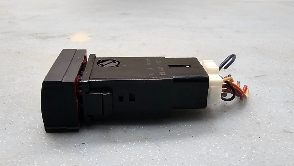 🔥07-09 SANTA FE HAZARD FLASHER EMERGENCY WARNING SWITCH OEM black