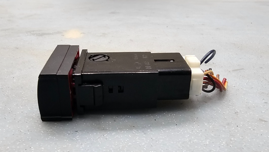 🔥07-09 SANTA FE HAZARD FLASHER EMERGENCY WARNING SWITCH OEM black
