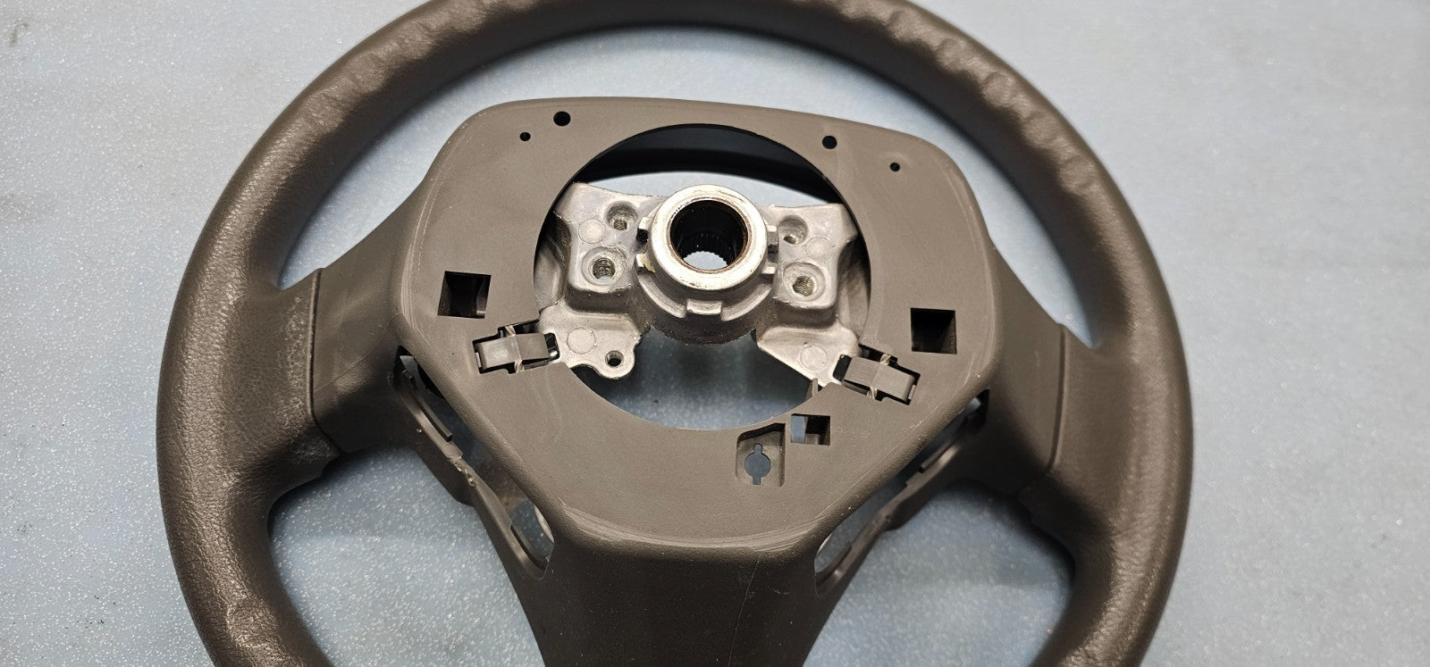 🔥09-13 TOYOTA MATRIX COROLLA FRONT STEERING COLUMN WHEEL ASSEMBLY BLACK LEATHER