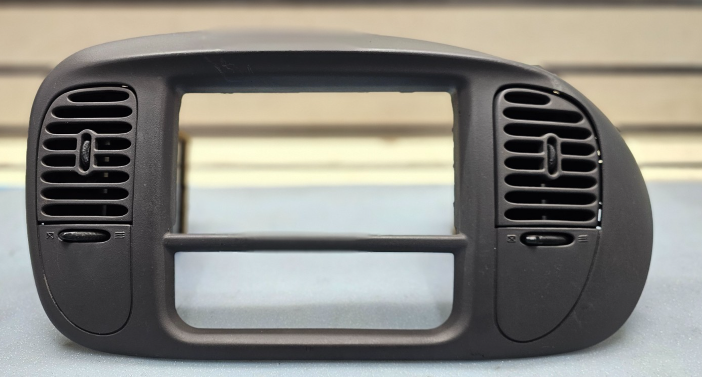 🔥97-03 Ford F-150 Dash Radio Stereo Climate BEZEL Trim Panel Line GRAY B1