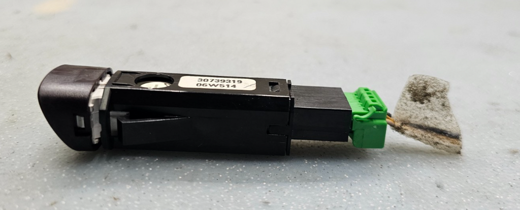 🔥98-14 Volvo XC90 S80 V70 Emergency Hazard Light Control Switch Unit Assy Black